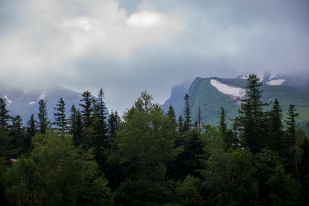 Scenic mountainous viewの写真素材