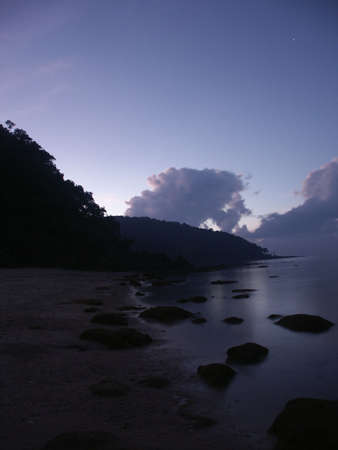 Beach at Pulau Kapasの写真素材