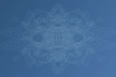 Abstract of blue wavesの写真素材