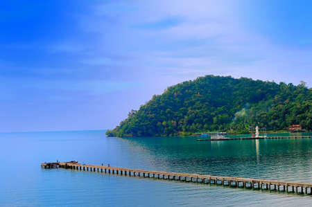 tropical pierの写真素材