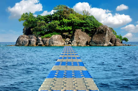 Paradise Sea Landscape.の写真素材