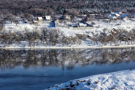 Winter landscape.の写真素材