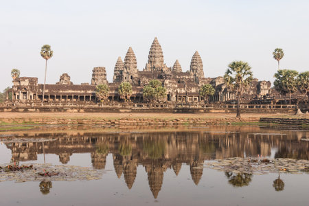 Angor Wat, ancient architecture in Cambodia