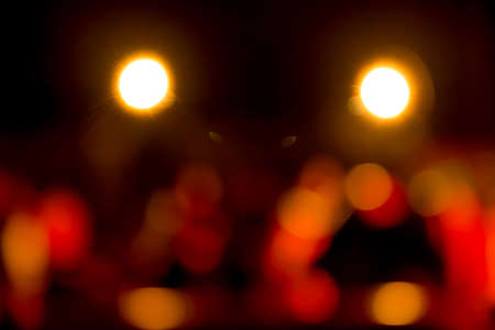 Light bokeh at party (black blackground) colorful bokehの写真素材