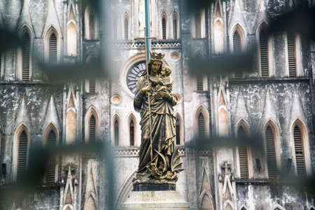 Blessed Virgin Mary Statue (Jesus statue)の写真素材