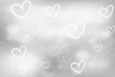 Silver Bokeh Background with sparkles and glitter.の写真素材