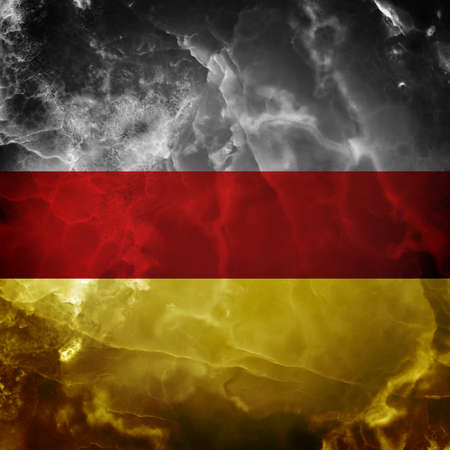 German flag. Amazing stone texture with multicolor stripes.の写真素材