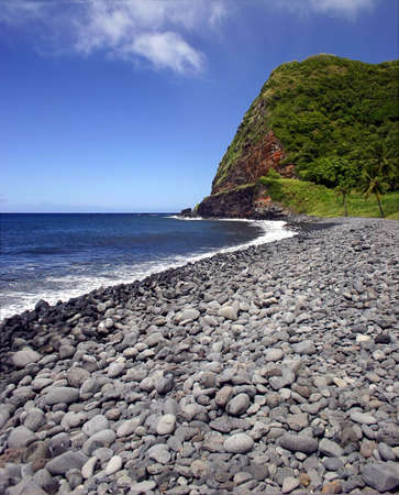 Maui Island Pebble Beachの写真素材