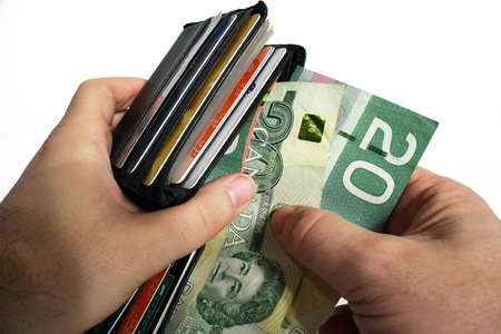 Paying Cashの写真素材