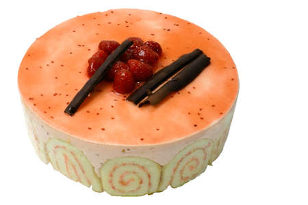 Raspberry Mousse Cakeの写真素材