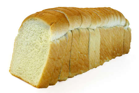 Sliced White Breadの写真素材
