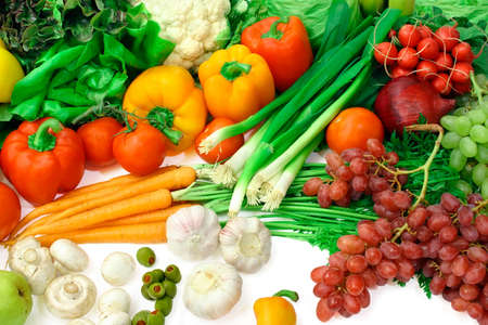 Vegetables and Fruits Arrangement 3の写真素材