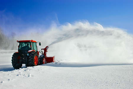 Snow Blowerの写真素材