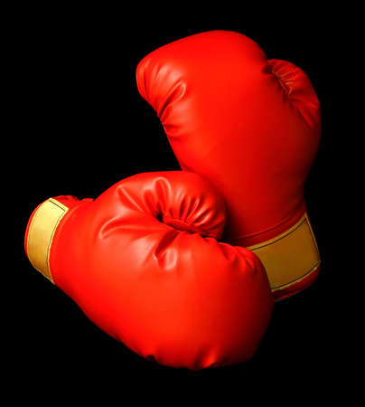 Red Boxing Glovesの写真素材