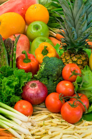 Vegetables and Fruitsの写真素材