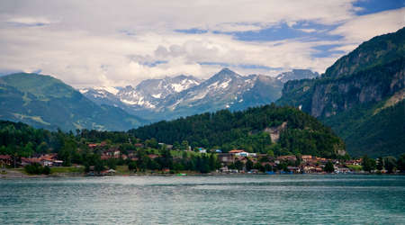 Municipality of Brienz, Berne, Switzerlandの写真素材