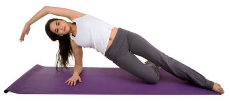 Young Woman Exercisingの写真素材