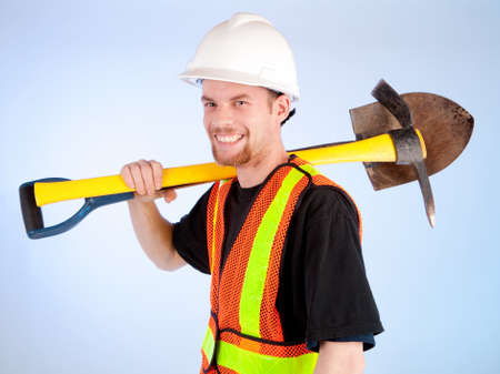 Happy Construction Workerの写真素材