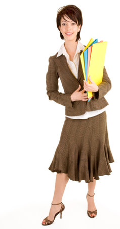 Beautiful Smiling Businesswomanの写真素材