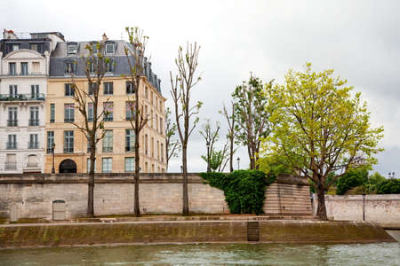 TIle Saint-Louis, Paris, Franceの写真素材