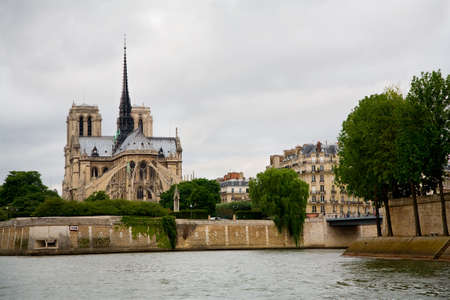 Notre Dame de Paris, Franceの写真素材
