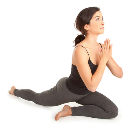 Young Woman Exercisingの写真素材