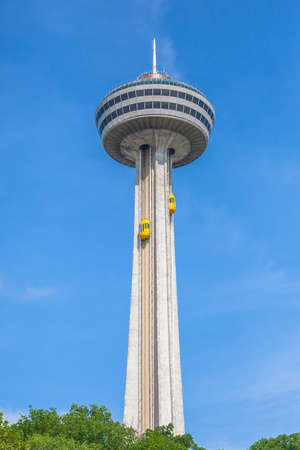 Niagara Falls, Ontario, Canada - July 5, 2015: View of the Skylon Tower.のeditorial素材