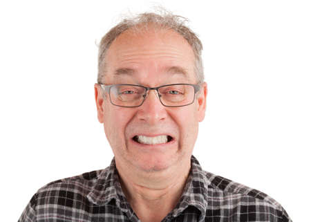 Man being stressed outの写真素材