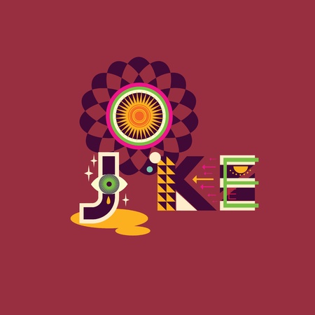JOKE     art posterのイラスト素材
