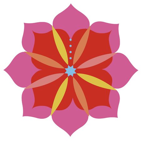 Lotus flower emblem designのイラスト素材