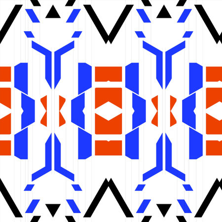 Abstract minimalistic pattern of axis-oriented shapes repeating in vertical and horizontal direction...