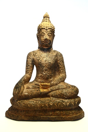 Very Old Buddha Statueの写真素材