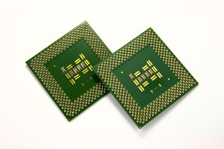 Two Computer Chip Processor