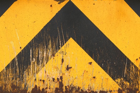 Old Yellow and Black Markingの写真素材