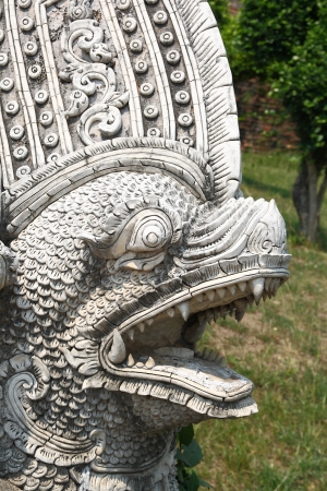 Statue of Legend Animal  Singha の写真素材