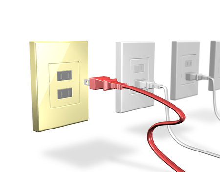 To save power, unplug the plug  