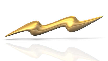 Symbol representing the electricity. 3D illustrationの写真素材