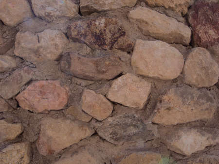 Rocks in wallの写真素材