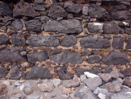 Rocks in wallの写真素材