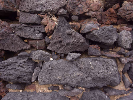 Wall of rocksの写真素材