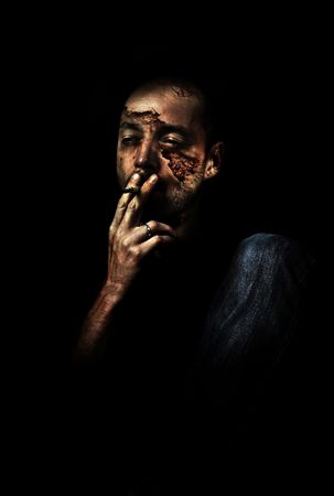 Series of human expression and thoughtsの写真素材