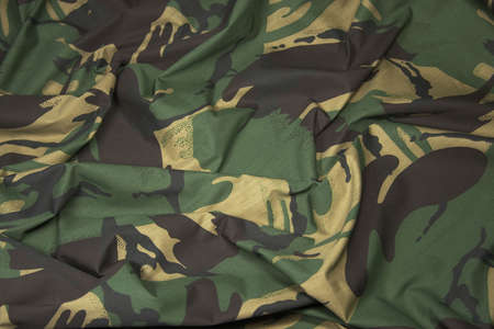 British Army camouflage material, useful for backgroundsの写真素材