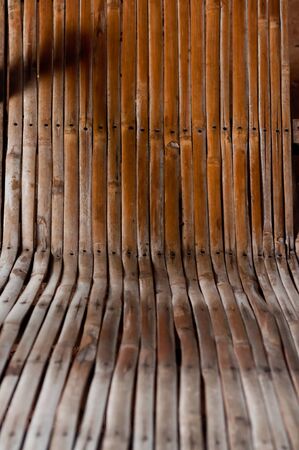 Background of bamboo mat.の写真素材
