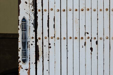 The iron door.の写真素材