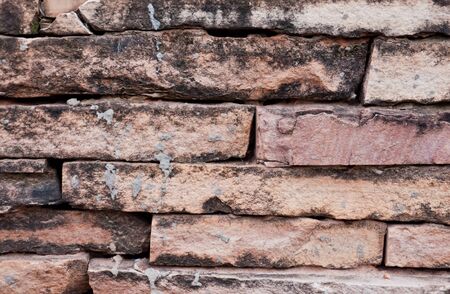 Old wall in the garden.の写真素材