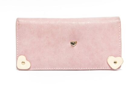 Woman handbag on white background.の写真素材