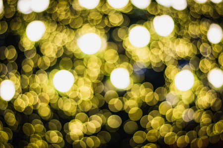 Abstrackt yellow bokeh from light,blur focus.