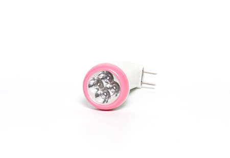 Small flashlight on white background.の写真素材