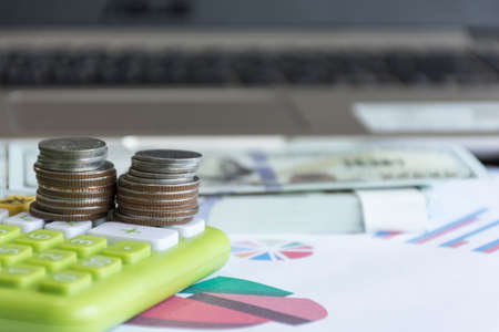 Money,finance,business concept about other on work table,soft focus.の写真素材