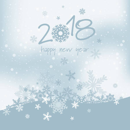 A beautiful new year card on a sparkly background.のイラスト素材
